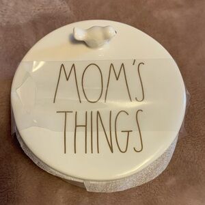 Rae Dunn Mom’s Things Trinket/Jewelry Box with Lid New!